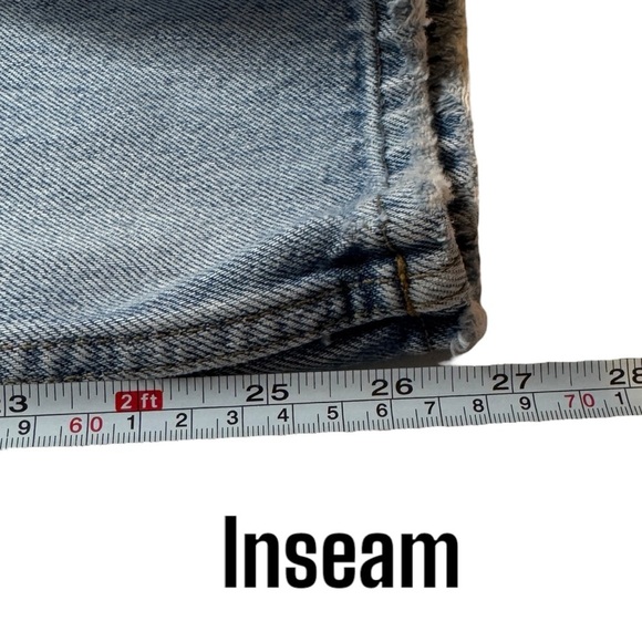 Urban Outfitters BDG Slim Straight Distressed Patchwork Denim Jeans Womens 26 - Picture 11 of 11